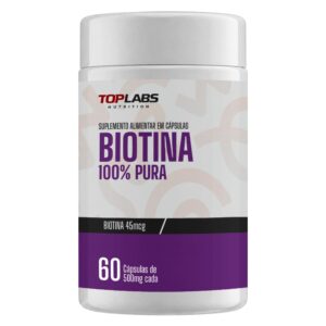 Biotina Top Labs 60 Cápsulas