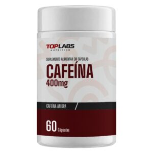 Cafeína Top Labs 60 Caps 400mg