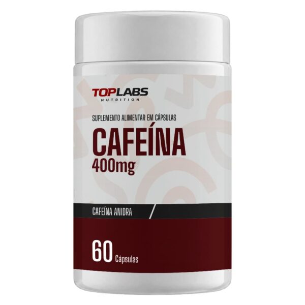 Cafeína Top Labs 60 Caps 400mg