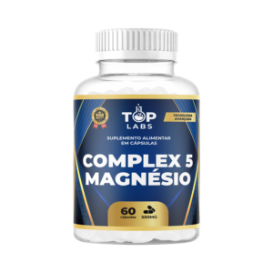 Complex 5 Magnésio Top Labs 60 Cápsulas