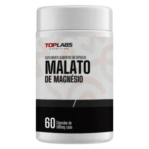 Malato de Magnesio Top Labs 60 Cápsulas
