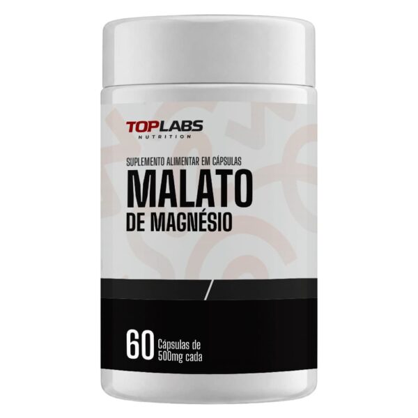 Malato de Magnesio Top Labs 60 Cápsulas