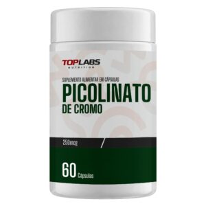 Picolinato de Cromo Top Labs 60 Cápsulas