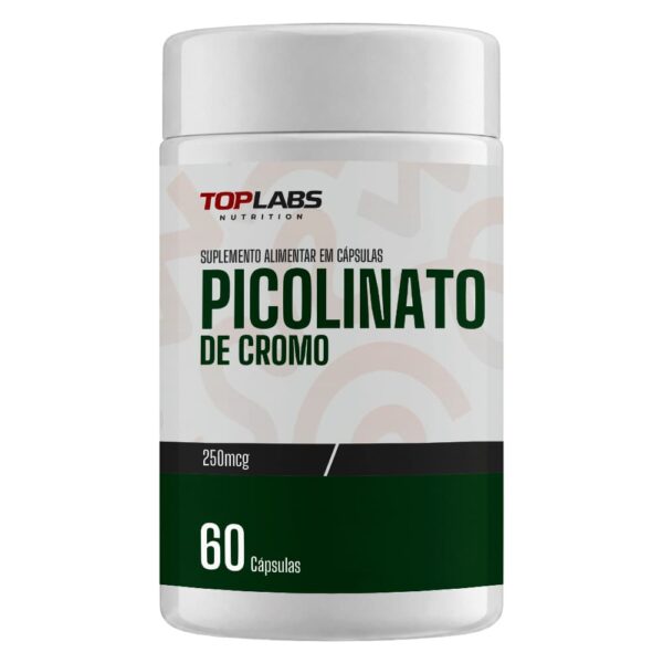 Picolinato de Cromo Top Labs 60 Cápsulas