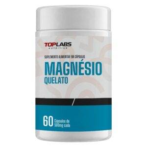 Magnesio Quelato Top Labs 60 Cápsulas
