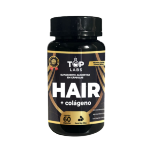 Hair + Colágeno Top Labs 60 Cápsulas