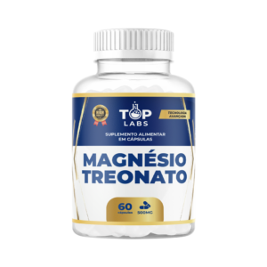 Magnesio Treonato Top Labs 60 Cápsulas
