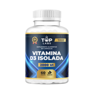 Vitamina D3 Isolada Top Labs 60 Cápsulas